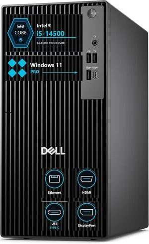 Dell Pro Tower| Next Gen Optiplex| Intel Core i5-14500| 32GB DDR5| 1TB SSD|Wifi-AX|Dual Monitor Support| Windows 11 Pro| Business Desktop Computer Dell Pro Tower| Next Gen Optiplex| Intel Core i5-14500| 32GB DDR5| 1TB SSD|Wifi-AX|Dual Monitor Support| Windows 11 Pro| Business Desktop Computer