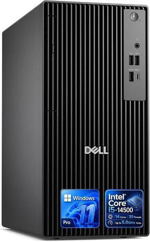 Dell Pro Tower| Next Gen Optiplex| Intel Core i5-14500| 16GB DDR5| 256GB SSD| Dual Monitor Support| Windows 11 Pro| Business Desktop Computer Dell Pro Tower| Next Gen Optiplex| Intel Core i5-14500| 16GB DDR5| 256GB SSD| Dual Monitor Support| Windows 11 Pro| Business Desktop Computer