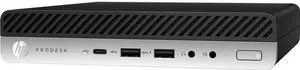 HP Business Desktop ProDesk 600 G4 Desktop Computer - Intel Core i5 8th Gen i5-8600T 2.30 GHz - 8 GB RAM DDR4 SDRAM - 256 GB SSD - Desktop Mini