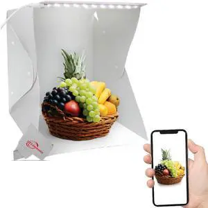 Folding Photo Studio Kit Box with LED Light for Photographing Shooting Tent for Small Size Items