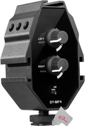 Vidpro XM-AD3 On Camera Dual Channel Audio Adapter for Cameras, Camcorders and smartphones