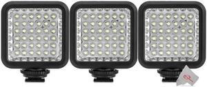Three Pieces Vidpro LED-50 Photo And Video Led Light
