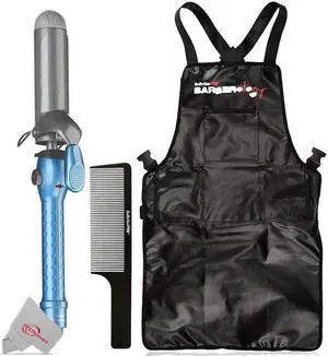 Babyliss Pro Nano Titanium Spring Curling Iron 3/4" with Essential Accessory Kit