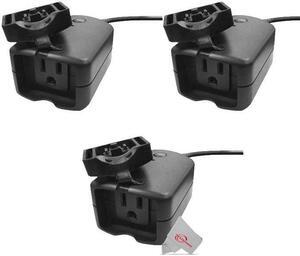 3x Vivitar Outdoor Waterproof Smart Plug WiFi Outlet Works With Alexa, Echo & Google Home No Hub Required