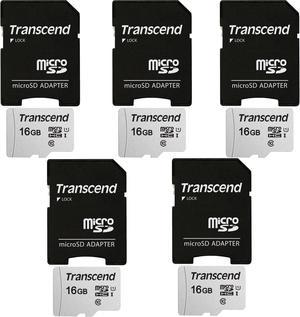 Transcend 8gb Uhs-1 Class 10 Micro Sd 500s Read Up To 95mb/s Built With Mlc  Flash Memory Card + Sd Adapter