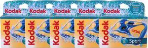 5x Kodak Water and Sport One-Time Use Disposable Camera (ISO-800) Waterproof (50'/15 m) 35mm - 27 Exposures
