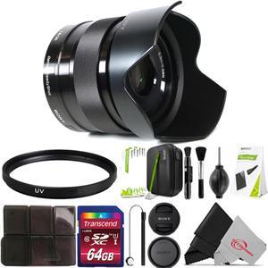 Sony E Mount 35mm f/1.8 OSS APS-C Lens + Filter Accessory Kit