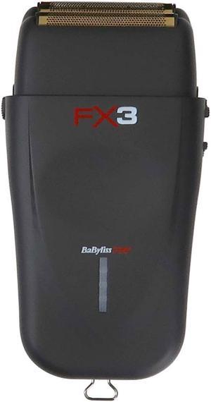 BaByliss Pro FX3 Professional HighSpeed Foil Shaver  Black FXX3SB Dual Voltage