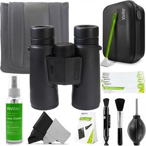 Nikon 10x42 Monarch M5 Waterproof Roof Prism Binoculars Black with Vivitar Professional Cleaning Kit APSC DSLR Cameras Sensor Cleaning Swabs with Carry Case