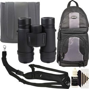 Nikon 8x42 Monarch M7 Waterproof Roof Prism Binoculars and Vivitar SLING1 1420 Padded Neoprene Sling Hands Free Strap Kit