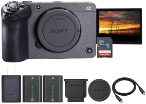 Sony FX30 Digital Cinema Camera with Additional battery and 64GB Memory Card Sony FX30 Digital Cinema Camera with Additional battery and 64GB Memory Card