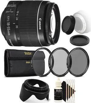 Canon EF-S 18-55mm f/3.5-5.6 IS II Lens and Accessory Kit for Canon T6i T6 T6S