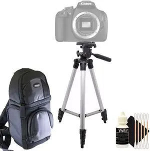 Tall Tripod + DSLR Backpack + 3pc Cleaning Kit