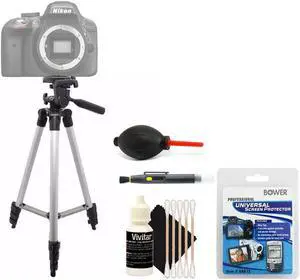 Tall Tripod + Screen Protector + Lens Pen + Dust Blower + 3pc Cleaning Kit