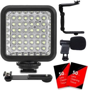 Vidpro LED-36X Photo & Video LED Light w/ Accessories for Cameras and Camcorders