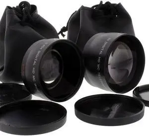 .43x Wide Angle Lens and 2x Telephoto Converter FOR CANON 40mm f/2.8, 24mm f/2.8