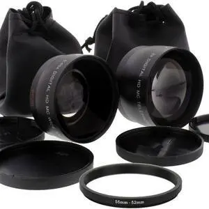 .43x Wide Angle Lens and 2x Telephoto Converter FOR Nikon SLR Camera Lenses