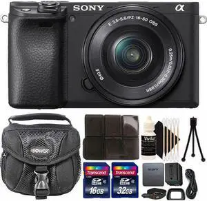 Sony Alpha a6400 Mirrorless Digital Camera (Black) with 16-50mm Lens and Acc. Kit