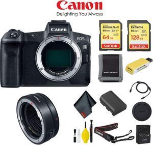Canon EOS R Mirrorless Digital Camera with Mount Adapter EF-EOS R Kit, Intl - Storage Kit