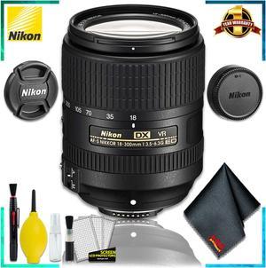 Nikon AF-S DX VR Nikkor 18-300MM Lens (Intl Model) + Cleaning Kit