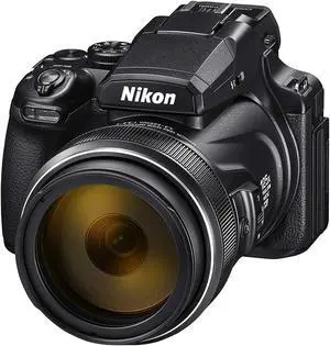 Nikon Coolpix P1000 16.7 Digital Camera 3.2" LCD, Black (International Version No Warranty)