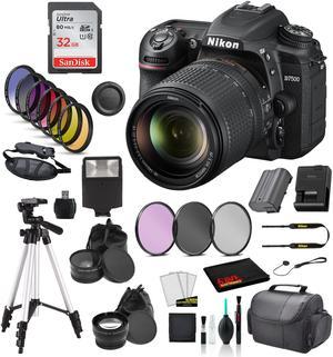 Nikon D7500 DSLR Camera with 18140mm Lens Bundle Includes SanDisk 32GB SD Card  9PC Filter  MORE  International