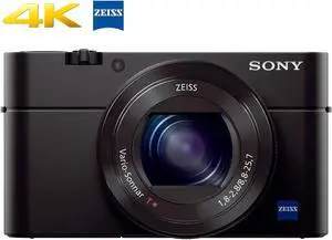 Sony RX100 IV 20.1 MP Premium Compact Digital Camera w/1-inch Sensor, 4K Movies 40x Super Slow Motion HD DSCRX100M4/B (R