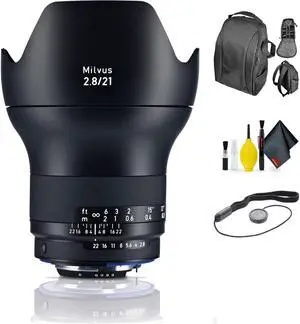 Zeiss Milvus 21mm f/2.8 ZF.2 Lens for Nikon F - 2096-548 + Deluxe Lens Cleaning Kit