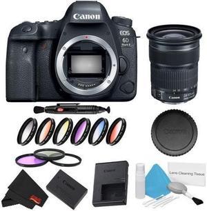 Canon EOS 6D Mark II DSLR Camera (Body Only) 9 Piece Filter Bundle + Bonus EF 24-105mm Lens - Intl Model
