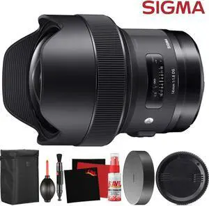 Sigma 14mm f/1.8 DG HSM Art Lens for Canon EF (450954) and Cleaning Accessories Bundle