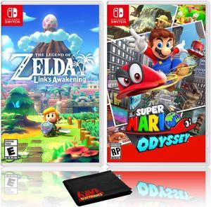 The Legend of Zelda Links Awakening  Super Mario Odyssey  2 Game Bundle  Nintendo Switch