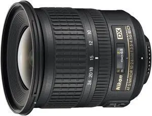 Nikon AF-S DX NIKKOR 10-24mm f/3.5-4.5G ED Zoom Lens with Auto Focus for Nikon DSLR Cameras