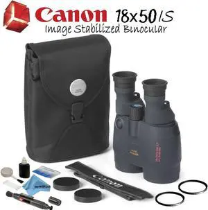 Canon 18x50 is Image Stabilized Binocular Starters Bundle