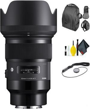 Sigma 50mm f/1.4 DG HSM Art Lens for Sony E + Deluxe Lens Cleaning Kit