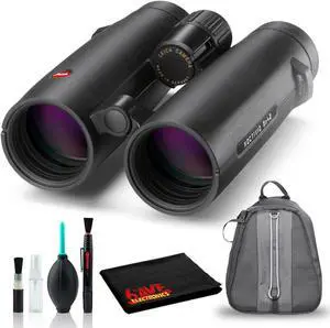Leica 8x42 Noctivid Binocular (Black) with Backpack Case Bundle