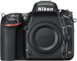 Nikon D750 DSLR Camera Body Only 1548 Renewed