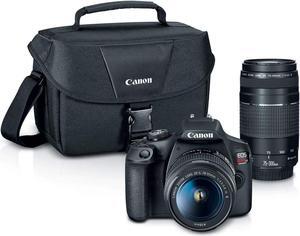 Canon EOS Rebel T7 EF18-55mm + EF 75-300mm Double Zoom KIT