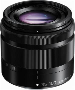 Panasonic Lumix G Vario 35-100mm f/4-5.6 ASPH. MEGA O.I.S. Lens with: 3PC Filter Kit + Lens Pouch + More