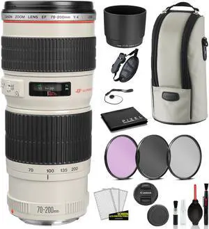 Canon EF 70-200mm f/4L USM Lens  (2578A002) Includes: 3PC Filter Kit, Lens Cleaning Pen + More