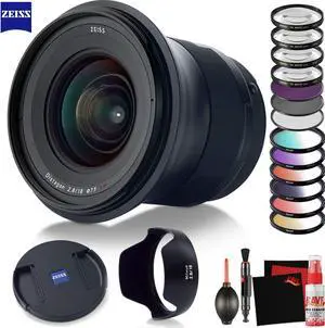 Zeiss Milvus 18mm f/2.8 ZF.2 Lens for Nikon F with FLD Filter, CPL Filter, UV Filter - Color Graduate Filter Kit - Close