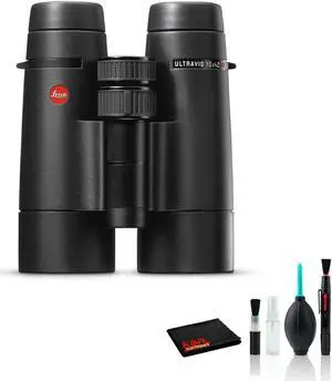 Leica 10x42 Ultravid HD-Plus Binocular 40094 with Deluxe Cleaning Kit-International Version