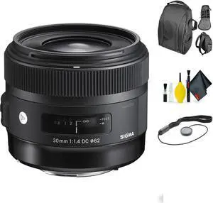 Sigma 30mm f/1.4 DC HSM Art Lens for Canon + Deluxe Lens Cleaning Kit