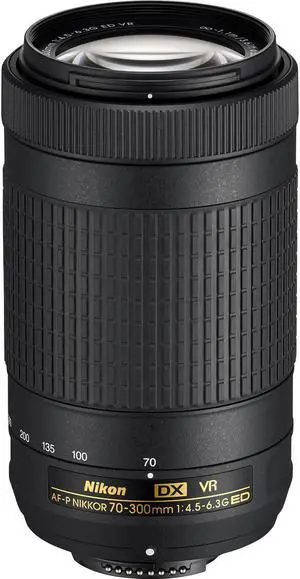 Nikon 70-300mm f/4.5-6.3G VR DX AF-P ED Zoom-NIKKOR Lens   international edition