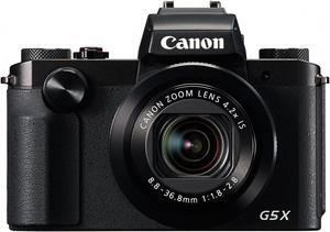 Canon PowerShot G5 X Digital Camera w/ 1 Inch Sensor and Built-in viewfinder - Wi-Fi & NFC Enabled (Black)