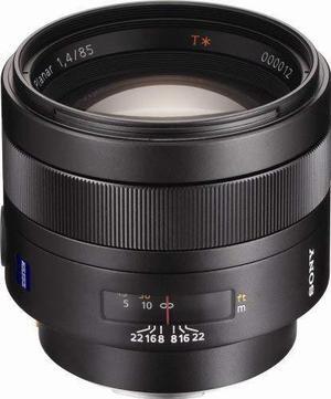 Sony SAL-85F14Z 85mm f1.4 Carl Zeiss Planar T Coated Telephoto Lens for Sony Alpha Digital SLR Camera (Certified Refurbi