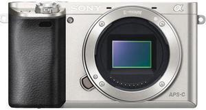 Sony Alpha a6000 Mirrorless Digital Camera 243MP SLR Camera with 30Inch LCD  Body Only Silver