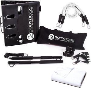 BodyBoss Home Gym 2.0 By 6Ave- Full Portable Gym Home Workout Package - PKG2-White
