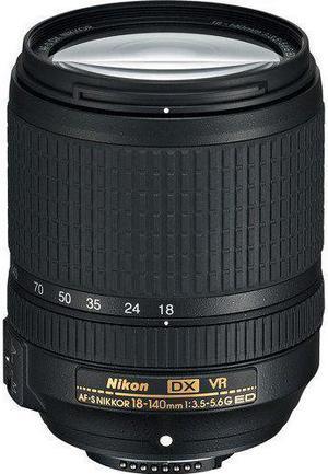 Nikon AF-S DX NIKKOR 18-140mm f/3.5-5.6G ED Vibration Reduction Zoom Lens with Auto Focus for Nikon DSLR Cameras International Version