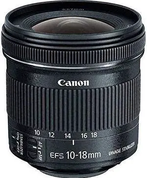 Canon EF-S 10-18mm f/4.5-5.6 IS STM Lens International Version