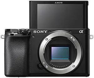 Sony Alpha a6100 24.2MP Mirrorless Camera - Black (Body Only)